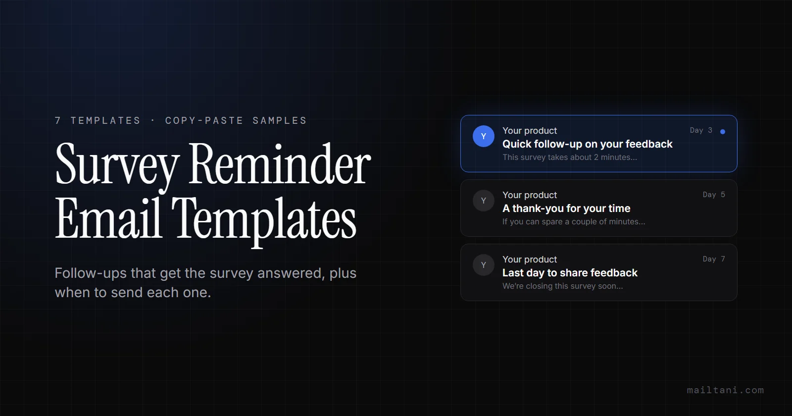 7 Survey Reminder Email Templates to Boost Responses